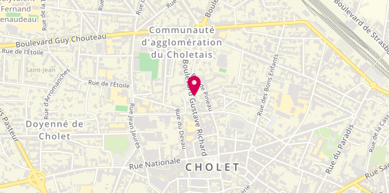 Plan de CHIRON Matthieu, Boulevard Gustave Richard, 49300 Cholet
