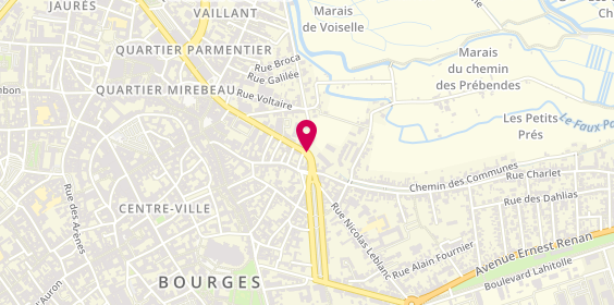 Plan de PONCY Jérôme, 13 Boulevard Clemenceau, 18000 Bourges