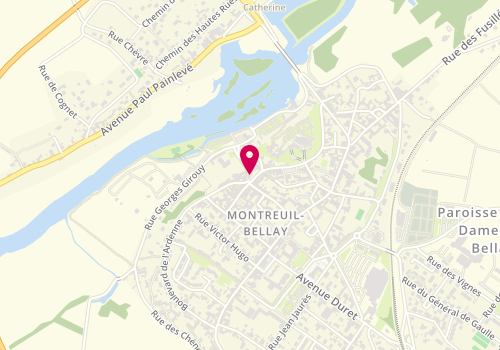 Plan de ROBELET Bertrand, 15 Place du Marche, 49260 Montreuil-Bellay