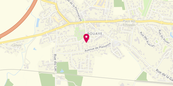 Plan de Cabinet de kinésithérapie de Bouaye - Bureau Mathieu, 4 place du patis, 44830 Bouaye