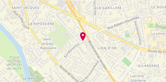 Plan de DORE Chloé, 25 Rue Mauvoisins, 44200 Nantes