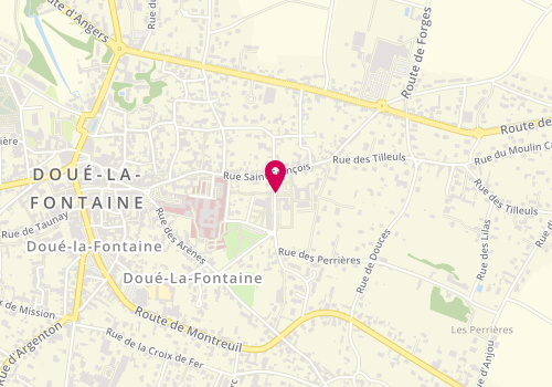 Plan de PIERRARD Sophie, 1 Rue des Recollets, 49700 Doué-en-Anjou