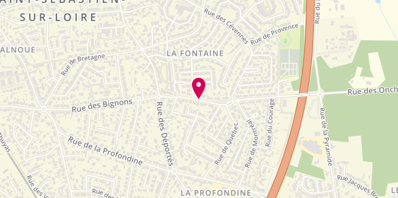 Plan de BEZIER Elodie, 31 Rue de la Lourneau, 44230 Saint-Sébastien-sur-Loire