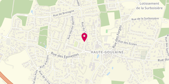 Plan de DELHOMMEAU Adeline, 2 A Rue du Sablais, 44115 Haute-Goulaine