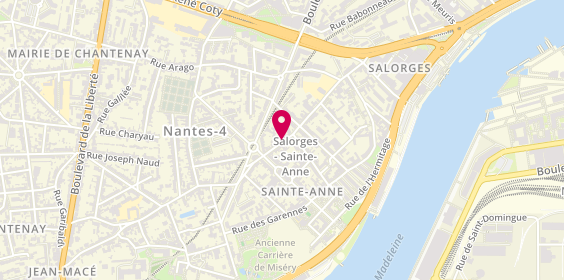 Plan de BAZILE Clémence, 128 Rue Joseph Blanchart, 44100 Nantes