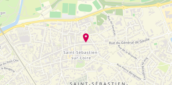 Plan de BARBIER Emilie, 21 Rue du General de Gaulle, 44230 Saint-Sébastien-sur-Loire