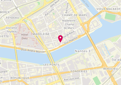 Plan de JANNIN Ghislain, 58 Rue Fouré, 44000 Nantes