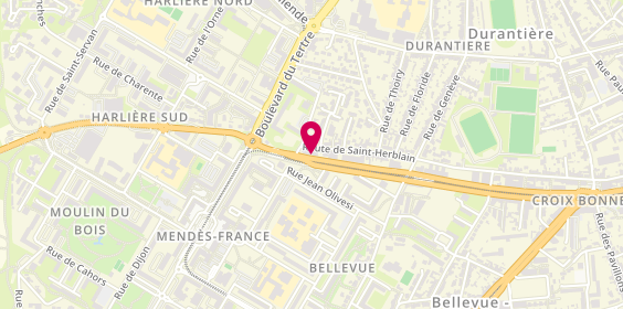 Plan de HERVO Florian, 20 Boulevard Emile Romanet, 44100 Nantes