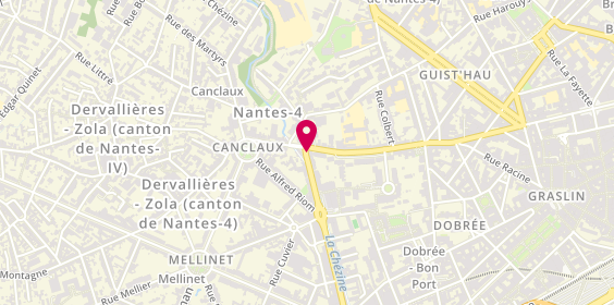 Plan de OLLIVIER Catherine, 22 Rue Lamoricière, 44100 Nantes
