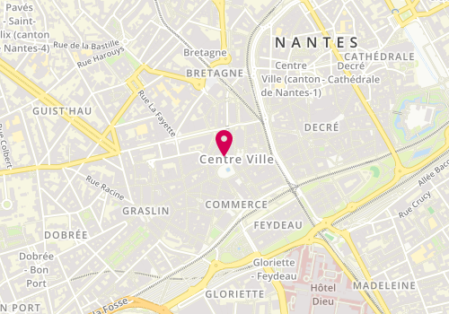 Plan de EDET Laetitia, 1 Rue Vauban, 44000 Nantes