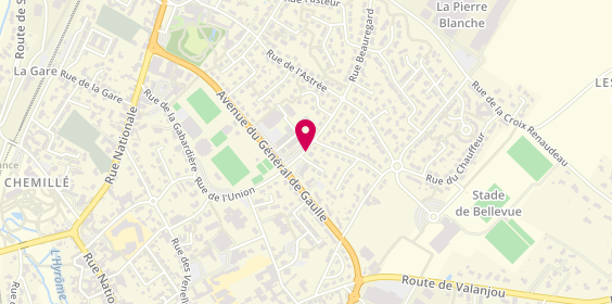 Plan de LAHAYE Nadège, 4 Rue du Docteur Barbary, 49120 Chemillé-en-Anjou
