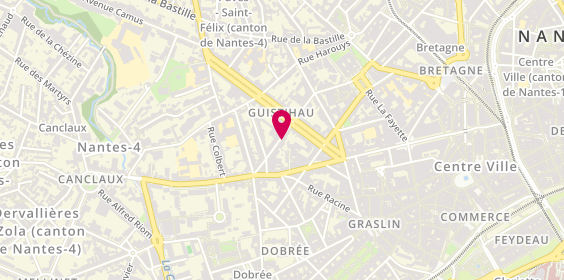 Plan de LE MAUX Morgane, 6 Rue Bertrand Geslin, 44000 Nantes