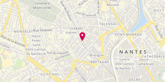 Plan de BUREL Agathe, 18 Rue Porte Neuve, 44000 Nantes