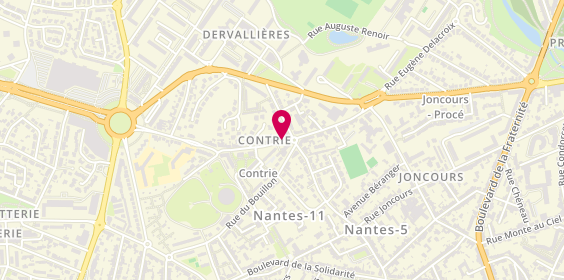 Plan de BEAUQUESNE Antoine, 46 Rue de la Contrie, 44100 Nantes
