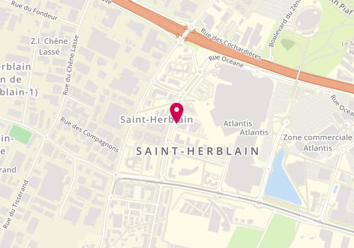 Plan de LE FAILLER Caroline, Boulevard Jacques Monod, 44800 Saint-Herblain