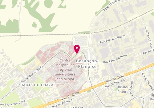 Plan de PATISSIER-FOSSE Méline, 3 Boulevard Fleming, 25030 Besançon