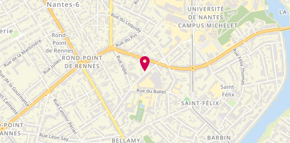 Plan de COMBE Jean-Bernard, 9 Rue Saint Jean Baptiste la Salle, 44000 Nantes