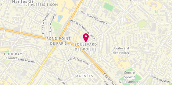 Plan de BILLAUD Romain, 15 Rue de la Marriere, 44300 Nantes