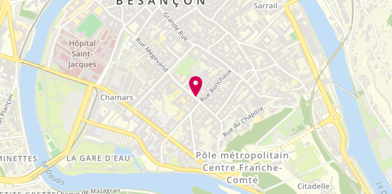 Plan de PEREZ Aude, 53 Rue Mégevand, 25000 Besançon