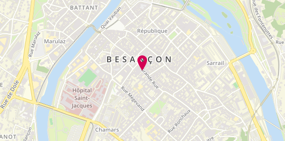 Plan de BENEDINI-MONNIER Emmanuelle, 64 Grande Rue, 25000 Besançon