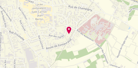 Plan de ROTH Delphine, Route de Fontevraud, 49403 Saumur