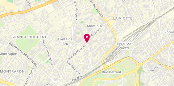 Plan de CHAVEL Marc, 20 Avenue du Commandant Marceau, 25000 Besançon