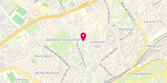 Plan de DONZE Philippe, 19 Rue Antonin Fanart, 25000 Besançon