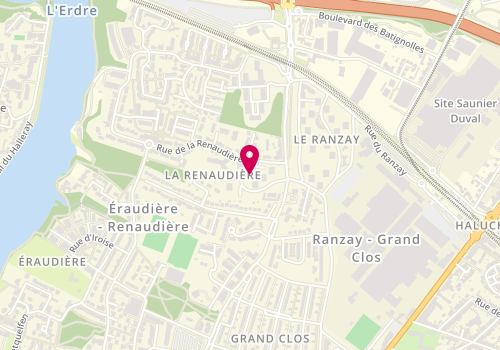 Plan de DUVAL Yoann, 201 Rue de la Renaudiere, 44300 Nantes
