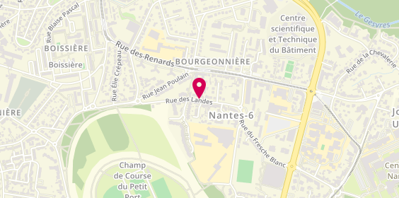 Plan de LEYMARIE Jean Baptiste, 24 Rue des Landes, 44300 Nantes