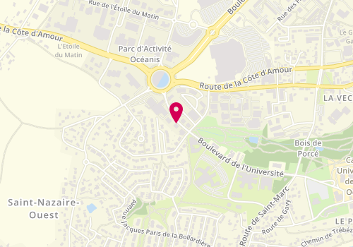 Plan de ROUX Alexandrine, 43 Boulevard de L 'Universite, 44600 Saint-Nazaire