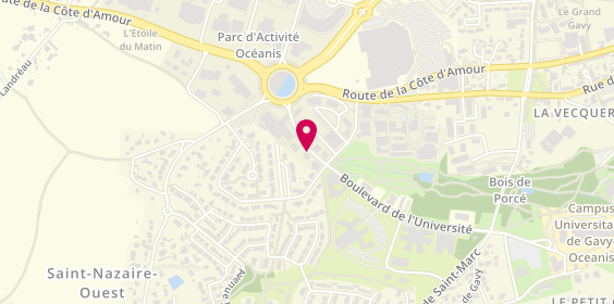 Plan de LOUERAT Sébastien, 43 Boulevard de L 'Universite, 44600 Saint-Nazaire