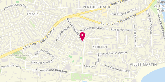 Plan de GODARD LE CLANCHE Justine, 13 Rue Ambroise Paré, 44600 Saint-Nazaire