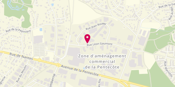 Plan de DUMOULIN DATCHARRY Clémentine, 24 Rue Leon Gaumont, 44702 Orvault