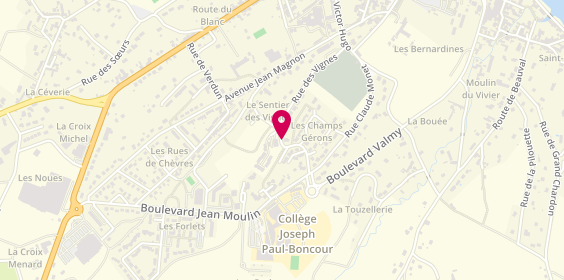 Plan de AURIAC Valentine, 10 Bis Rue Ronsard, 41110 Saint-Aignan
