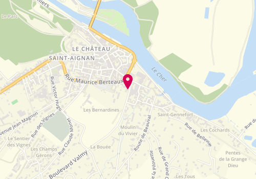 Plan de BILLON Jean Michel, 2 Boulevard Valmy, 41110 Saint-Aignan