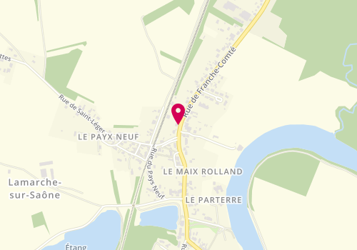 Plan de CIERQ Valérie, 21 Bis Rue Franche Comté, 21760 Lamarche-sur-Saône