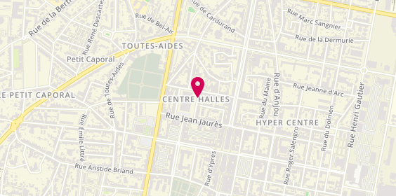 Plan de ANDRÉ Raphaëlle, 16 Place du Commerce, 44600 Saint-Nazaire