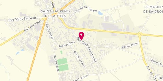 Plan de PILET Audrey, 23 Rue Saint Christophe, 49270 Saint-Laurent-des-Autels