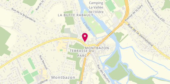 Plan de CHAVET Jean Baptiste, 17 Place des Marronniers, 37250 Montbazon