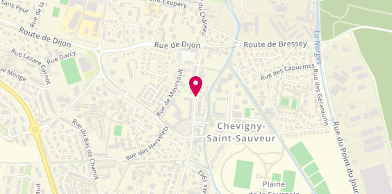 Plan de MOROT Rose Marie, 27 Avenue de la Republique, 21800 Chevigny-Saint-Sauveur