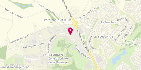 Plan de BOURNICHE Laurine, 11 Boulevard Ampere, 44470 Carquefou