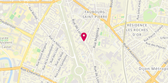 Plan de LE LIEVRE Laurent, 44 A Rue Longvic, 21000 Dijon