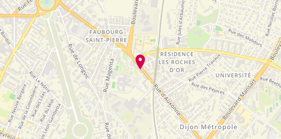 Plan de LAVIE-SANTACRUZ Mathilde, 80 Rue d'Auxonne, 21000 Dijon