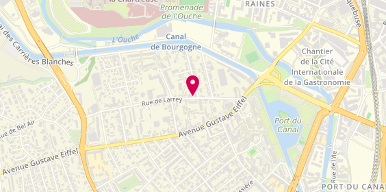 Plan de CHATELET Catherine, 18 Rue de Larrey, 21000 Dijon