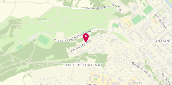 Plan de BOUTARD Nathalie, 20 Rue des Layottes, 21000 Dijon