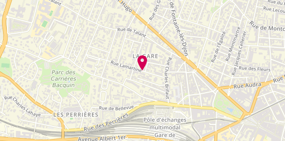 Plan de BILLARDON Matthieu, 14 Rue Lamartine, 21000 Dijon