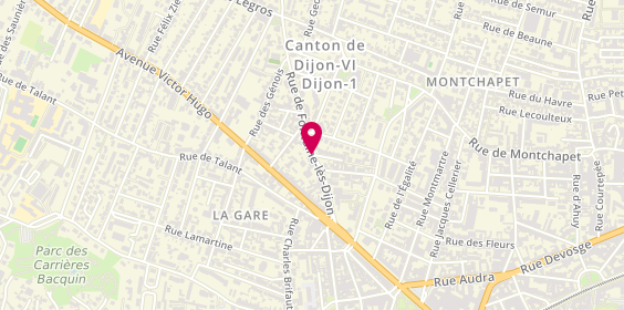 Plan de DRIGNY Lucie, 19 Rue de Fontaine Les Dijon, 21000 Dijon