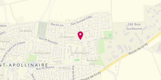 Plan de NIVOT François, 18 Rue Philippe le Bon, 21850 Saint-Apollinaire