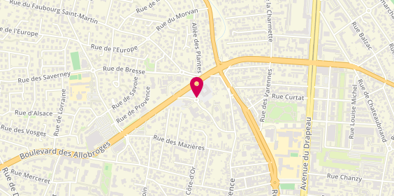 Plan de BROSSE Théo, 1 Rue du Dauphine, 21121 Fontaine-lès-Dijon