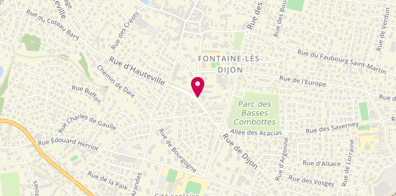 Plan de LERONDEAU CAUMONT Bernadette, 3 Rue de Dijon, 21121 Fontaine-lès-Dijon